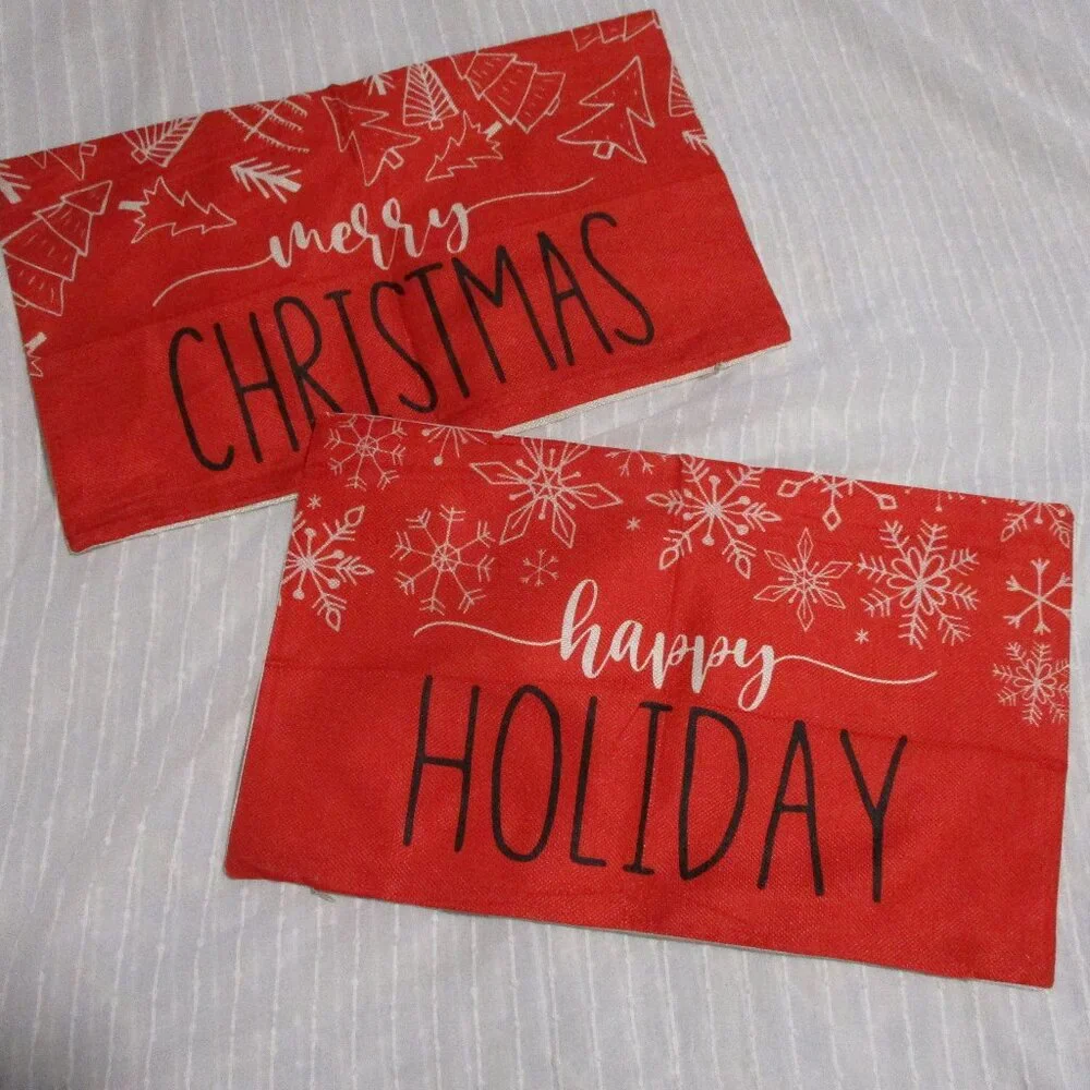 Christmas pillow covers / set of 2